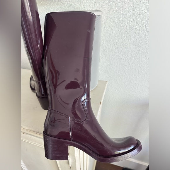 GUCCI GG HIGH RAIN BOOTS SIZE 38 - Picture 3 of 14